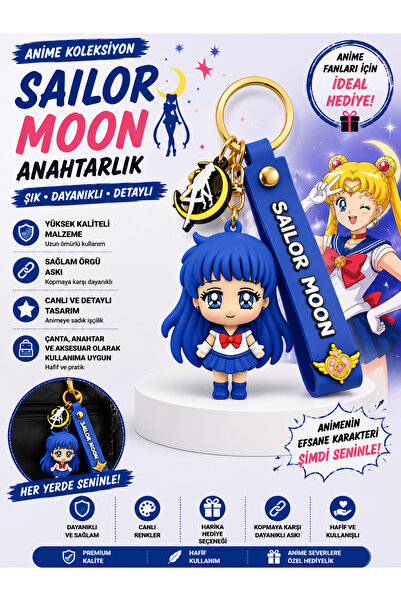 Generic Brand Sailor Moon Moon Warrior Anime Character Keychain And Bag Acces...
