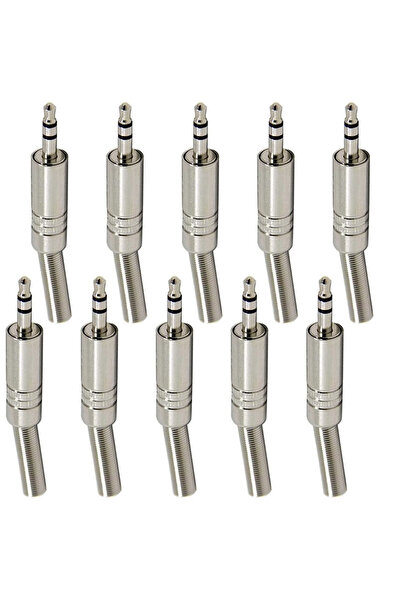 Choice 10PCS Male 10PCS 3.5mm 3-Pole Stereo Metal Plug Connector - 3.5 Plug A...
