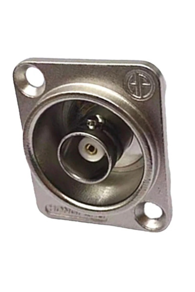 Choice Silver BNC Connector 1PCS Double D-Type Panel Mount Female to Female R...