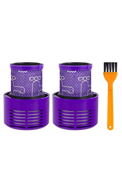 Choice1 2PCS with brush HEPA Filter For Dyson V10 SV12 Cordless Vacuum Cleane...