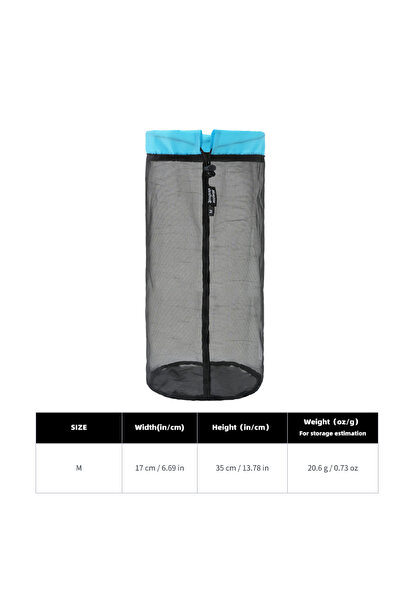 Choice M Ultralight Mesh Stuff Sack Drawstring Storage Bag High-Density Nylon...