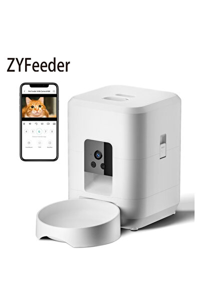 Choice 2L L White 2L Automatic Pet Feeder Cat Smart Pet Feeder Wi-Fi & Camera...