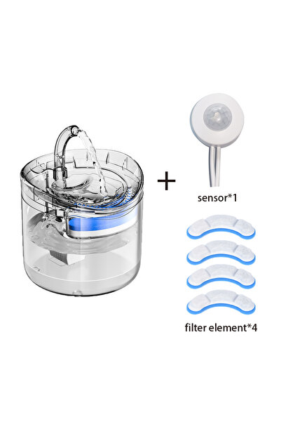 Choice Set 3 Cat Water Feeder Automation Sensor Faucet Fountain Food Grade Tr...