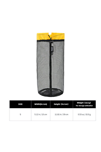 Choice S Ultralight Mesh Stuff Sack Drawstring Storage Bag High-Density Nylon...