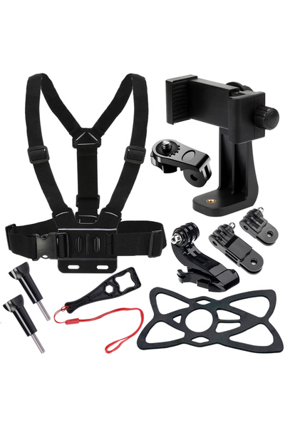 Choice 10Pcs Kit Chest Strap Mount Belt for Mobile Phone iphone 14 Holder Che...