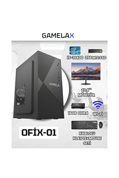 Gamelax Ofix-01- Dahua 23,8 Monitor - Klavye Mouse Full Set