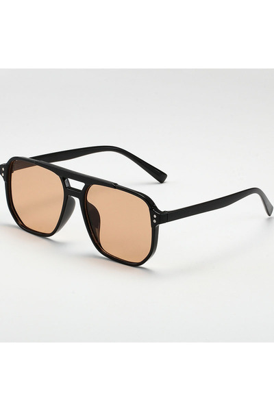 Choice Brown Women Men Square Sun Glasses Retro Polygon Sunglasses Female Bla...
