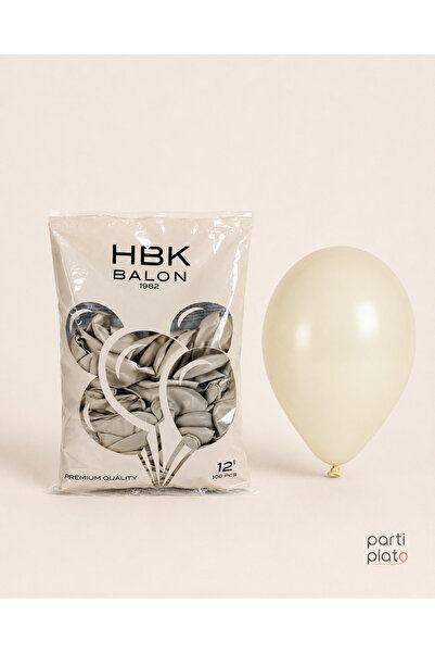 HBK Balon Pastel 12" Hbk Sea Sand Balloons 100Pcs