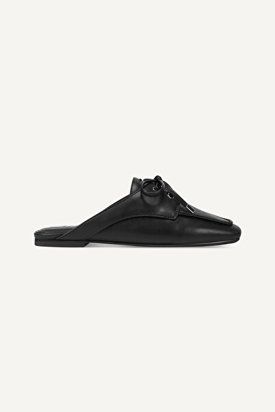 Dkny Delmar Boat Mule Wide-BLK - BLACK-6.5