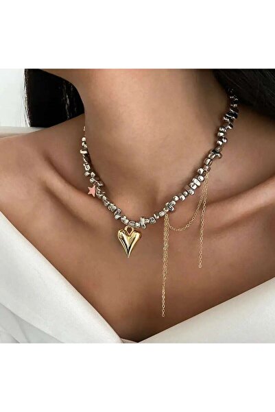 Choice C07205 Ingemark 2025 Trendy Love Heart Pendant Necklace for Women Vint...