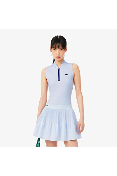 Lacoste SPORT Kadın Regular Fit Kolsuz Mavi Polo