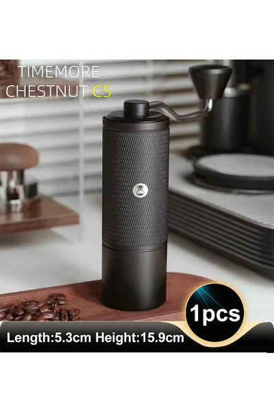 Timemore مطحنة قهوة يدوية محمولة من نوع Chestnut C5/C5ESP، بشفرات S2C مقاس 42...