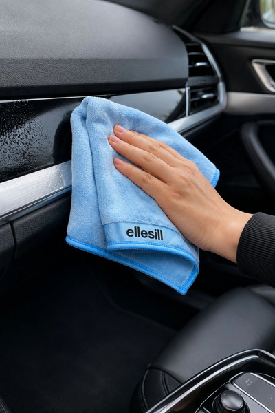 Ellesill Ocean Luxury Blue Drying Cloth 40X40 cm (1 Piece) - Kitchen, Car, Bathroom, Wc, Cup, Plate Drying Cloth