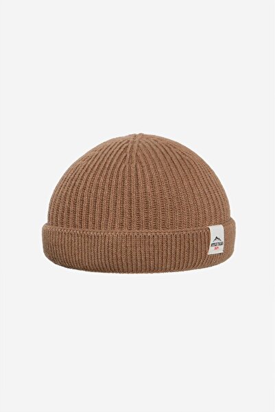 UKHWD SUPPLY Urban Knit Brown Wool Men's Fisherman Beanie