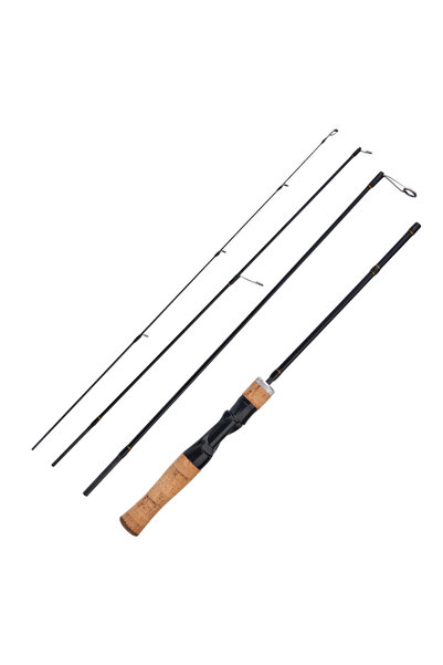 Choice 1.8M DEUKIO Spinning Carbon Fishing Rod 4 Sections 1.8m Portable Trave...