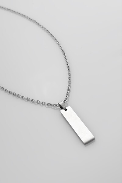 UKHWD SUPPLY 316L Steel Plate Necklace Ka1141Gm