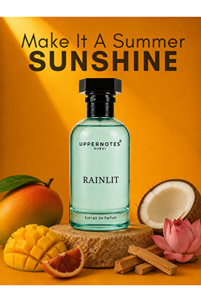 Uppernotes Rainlit EDP Unisex Perfume 100ml | Mango Blood Orange Raspberry Co...