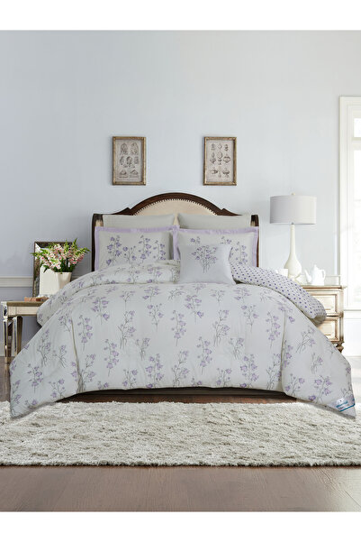 Donetella 7-Pcs King Comforter Set 260×240 cm | Reversible Design | Soft Brus...