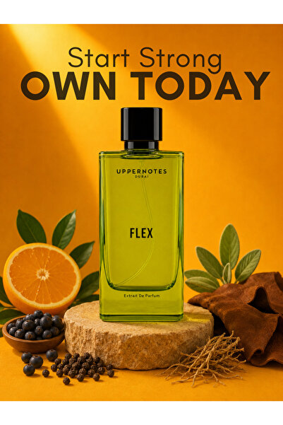 Uppernotes Flex Extrait De Parfum Men 80ml | Juniper Pepper Leather Vetiver S...