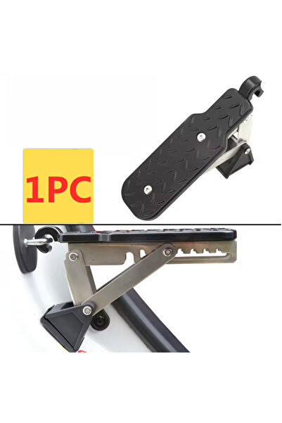 Choice Black Car Door Step Foldable Universal Fit Door Hook Step StandPedal f...