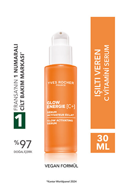 Yves Rocher Day Serum - Vitamin C - Radiant Antioxidant Botanical Complex Car...