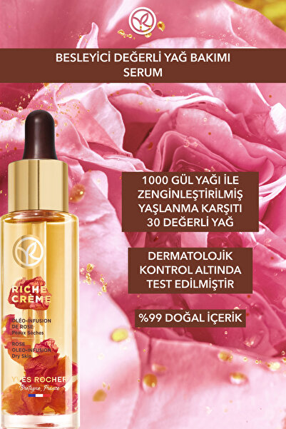 Yves Rocher Serum - Besleyici Yaşlanma Karşıtı Değerli Yağ Bakımı / Riche Crème-30 ml-26329