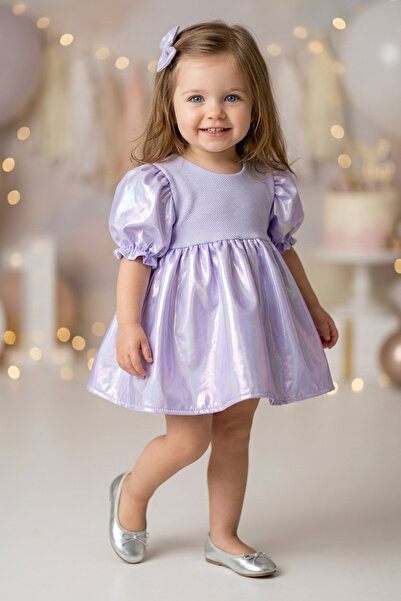 Baby Animals Baby Girl Girl Kid Birthday Party Wedding Dress Half Sleeve Line...