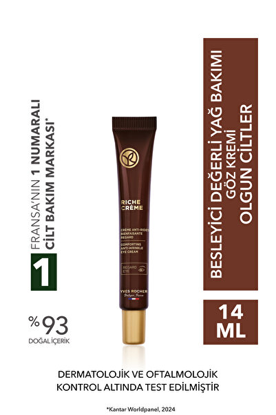 Yves Rocher Göz Kremi - Besleyici Yaşlanma Karşıtı Değerli Yağ Bakımı / Riche...