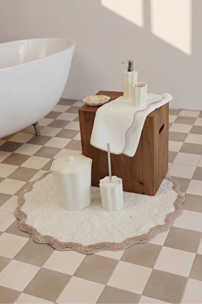İrya SCALLOP 5 PARÇA BANYO AKSESUAR SETİ PORTABELLA