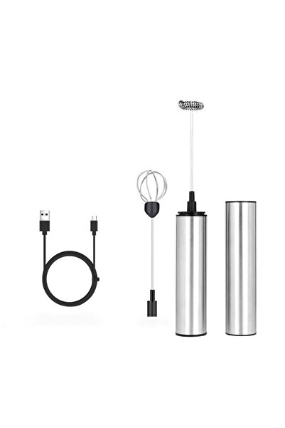 Choice 200120 Portable Electric Milk Frother Mini USB Rechargeable Foam Maker...