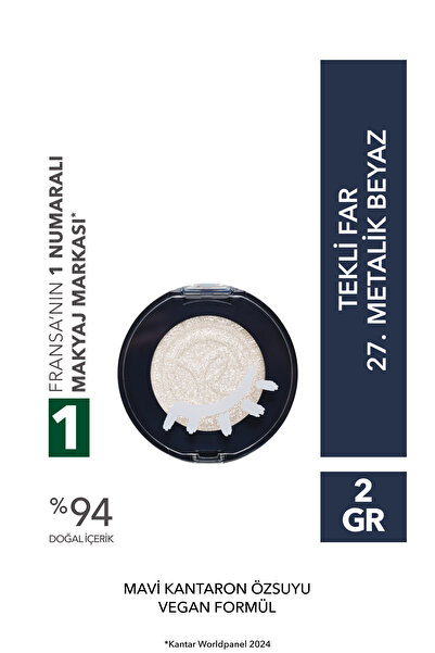 Yves Rocher Tekli Far-27. Metalik Beyaz -1.9gr-51900