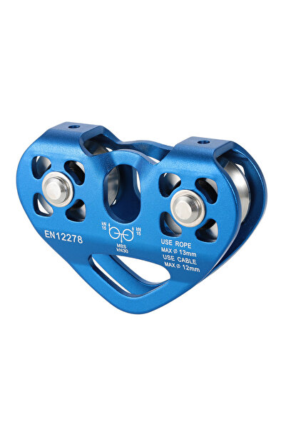 Choice Blue Lixada 30kN Cable Trolley Pulley with Ball Bearing Climbing Cavin...