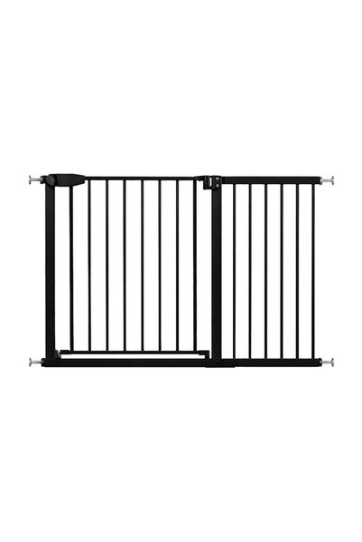 Kidizi Poarta de siguranta copii Rexa negru, reglabila 118-124 cm, montaj pri...