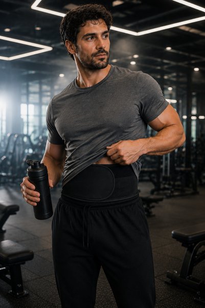 SAUNA SUIT Unisex Thermal Waist Support Belt - Adjustable Firming Corset