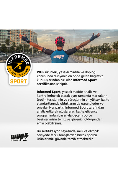 Water Up WUP Plant Protein, B1-B6-B12, Çinko, Yüksek Lif, Çikolata, Maya & Bezelye Bitkisel Protein, 20 Pors.