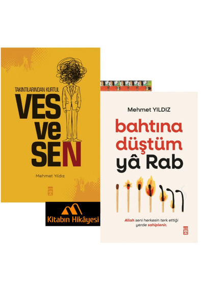 Timaş Yayınları Bahtına Düştüm Ya Rab , Vesvesen  Mehmet Yıldız 2 Kitap Set