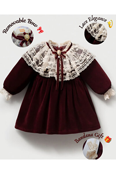 NoyNoy Baby Vintage Baby Dress Queen Dress 3-Piece Set Baby Girl 100% Cotton ...
