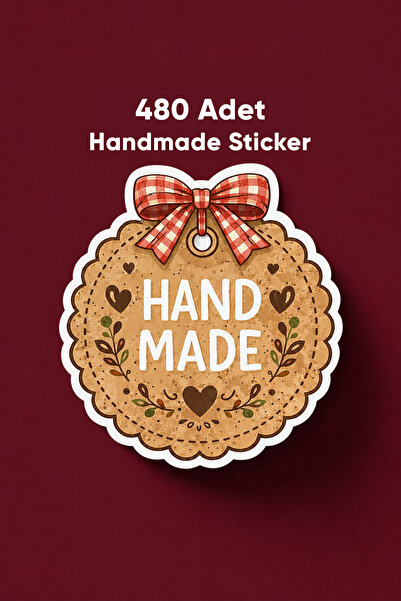 To Design Lab Handmade Sticker - El yapımı Sticker Seti 20 Sayfa/480 Adet Sti...