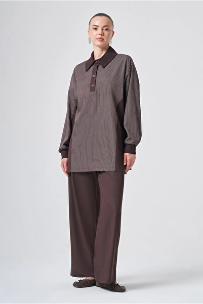 Nuss Suit with Trousers Coffee 1040