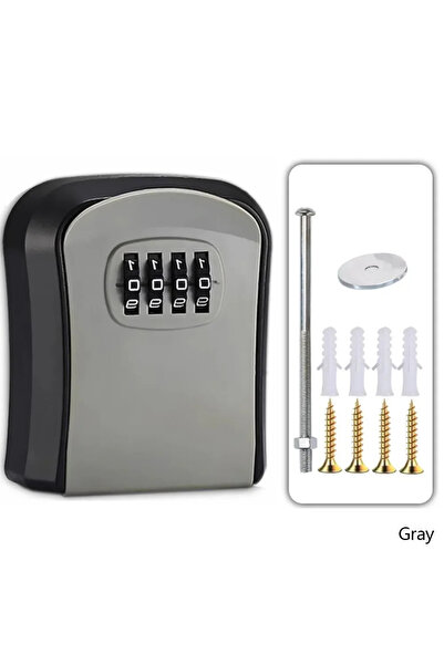 Choice Y45 Gray Password Lock Box Anti-theft Home Cat Eye Storage Management ...