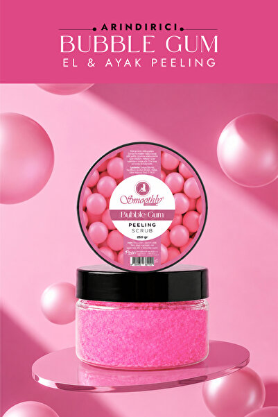 Smoothly Sakız Aromalı Canlandırıcı ve Yumuşatıcı El Ayak Bakım Peeling 200 ml