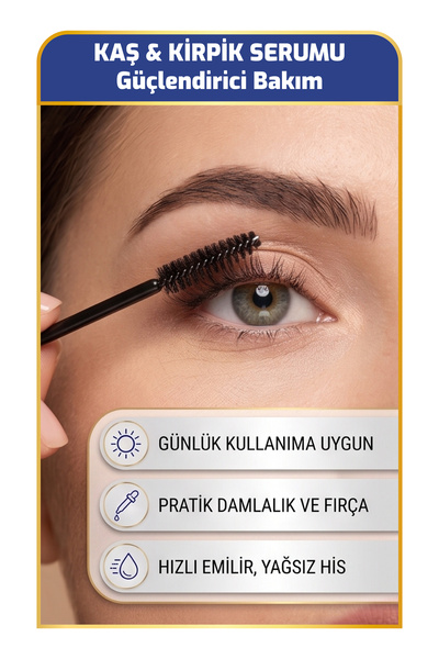 New Essentials Kaş Kirpik Serumu (Keratin Kompleks + Biotin + Bitki Kök Hücre)-10 ml