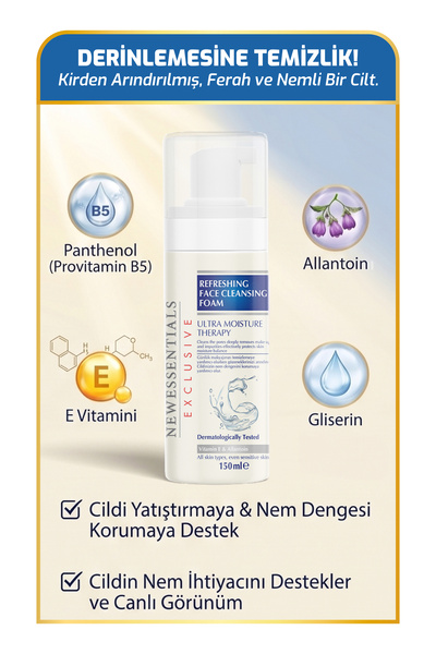 New Essentials Ultra Nem Terapi Yüz Temizleme Köpüğü 8682079030076