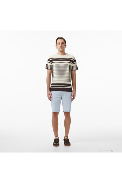 Lacoste Erkek Tapered Fit Mavi Bermuda Şort