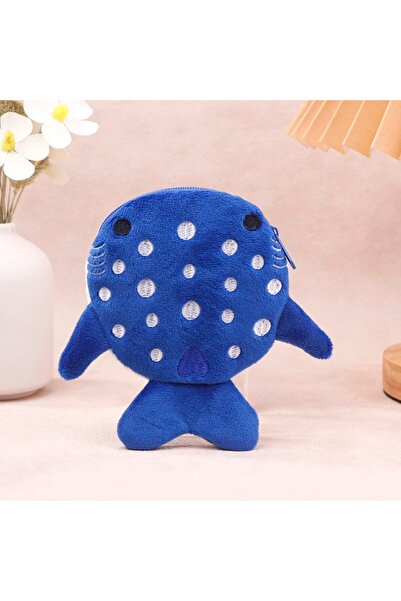 Choice4 Navy blue Cartoon Cute Whale Shark Coin Purse Kawaii Wallet Portable ...