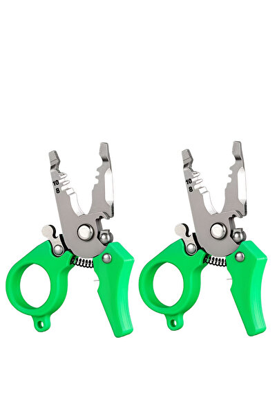 Choice1 2 Mini Wire Strippers Pliers Multi-Function Pocket-Sized Splitting Wi...
