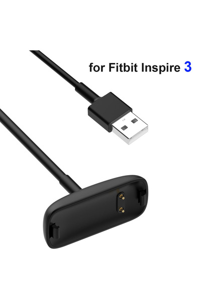 Choice Black Inspire 3 USB Charger Cable for Fitbit Inspire 3 Band Replacemen...