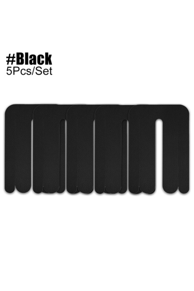Choice Black 5PCS Precut Kinesiology Tape for Lower Back, Waist Support & Sta...