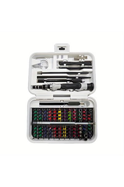 Choice 132 in 1 White 132 in 1 Precision Screwdriver Set Phillips Torx Magnet...
