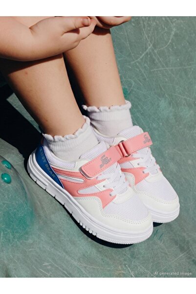 Civil Sport Size 31-35 Sports Shoes - White